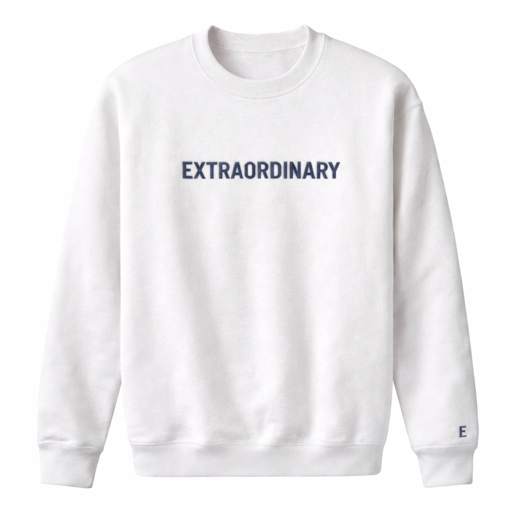 Sudadera Bordada EXTRAORDINARY