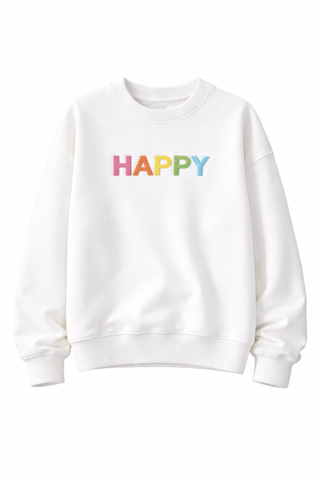 Sudadera Bordada HAPPY