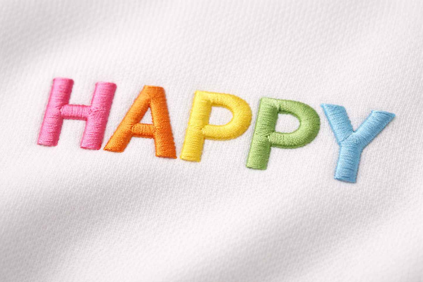 Sudadera Bordada HAPPY