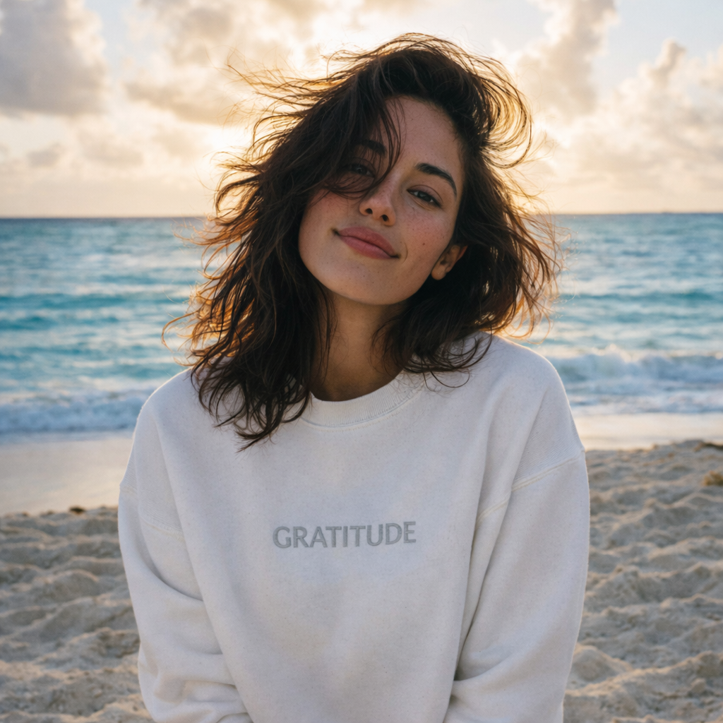 Sudadera Bordada GRATITUDE